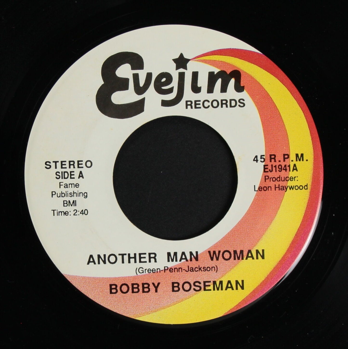 BOBBY BOSEMAN / ANOTHER MAN'S WOMAN