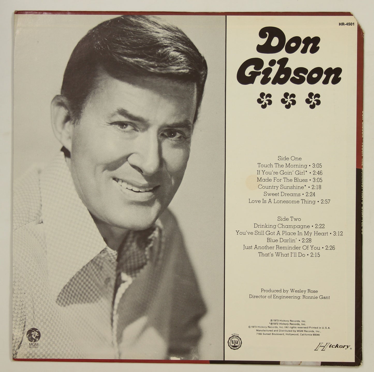 DON GIBSON / TOUCH THE MORNING