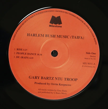 GARY BARTZ NTU TROOP / HARLEM BUSH MUSIC TAIFA