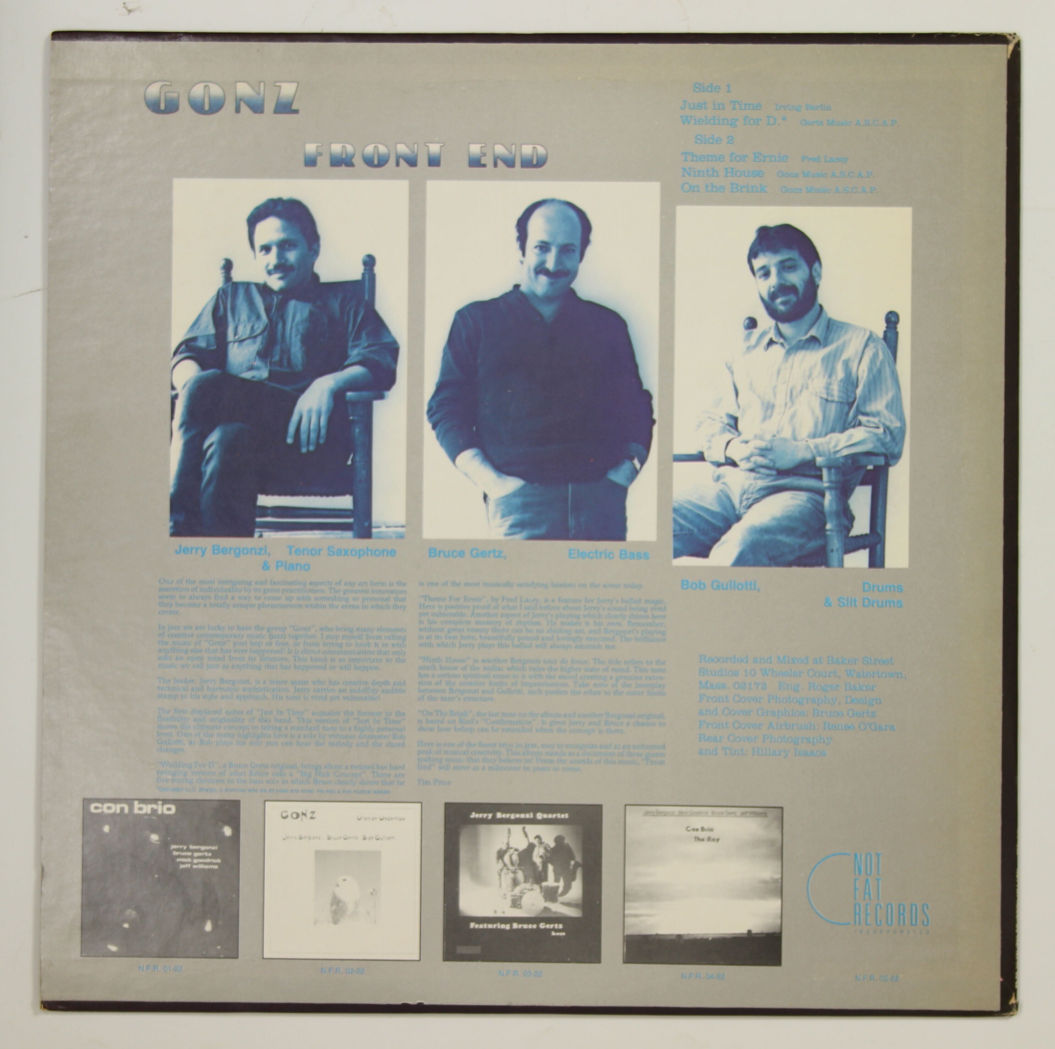 Gonz / Front End – かすみレコード