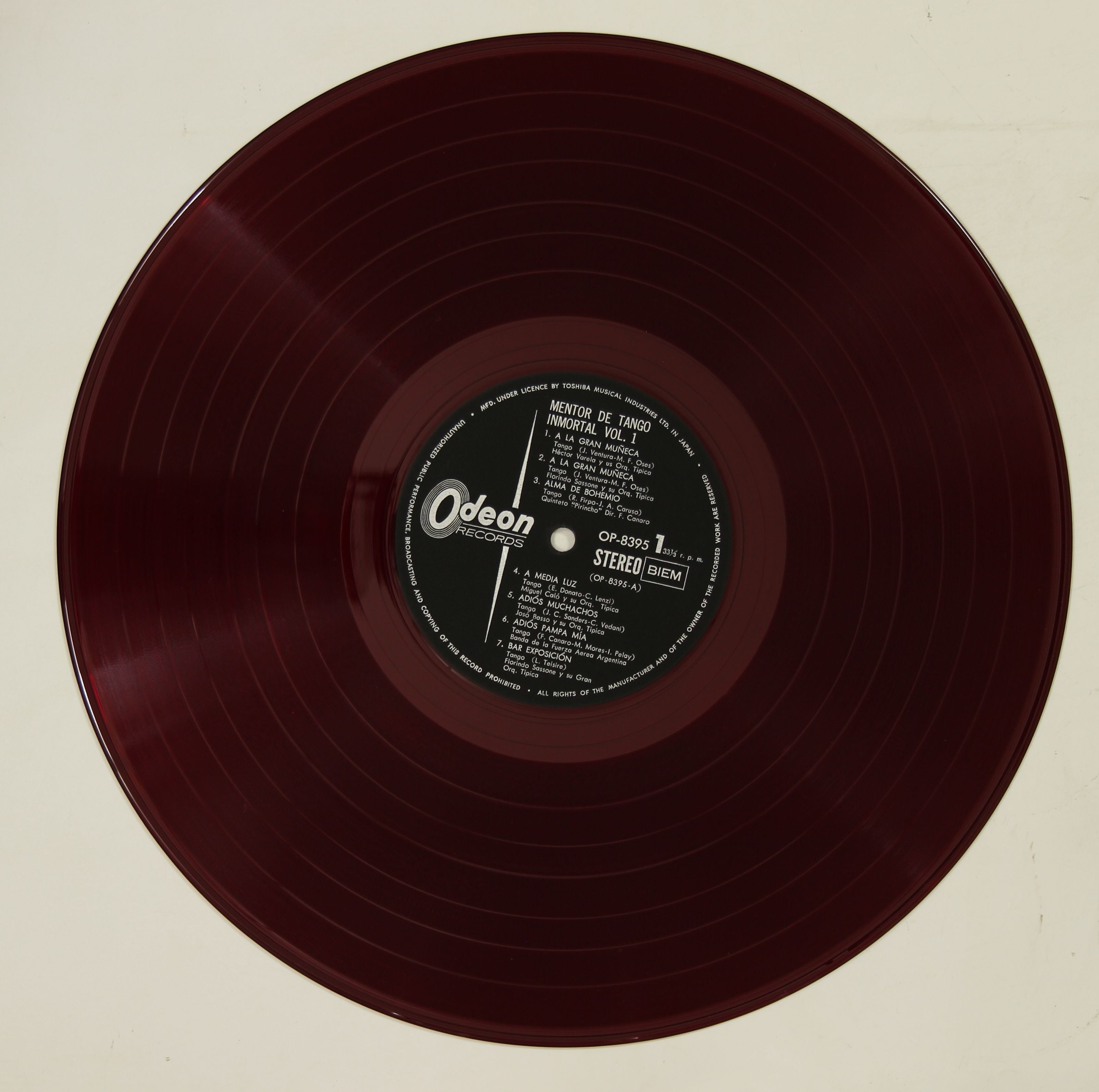 カナロ,プグリエーセ他 / タンゴ名曲大辞典 第一巻 – かすみレコード