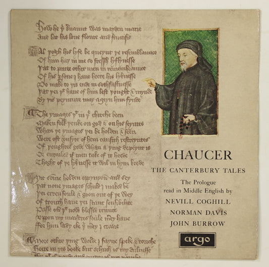 CHAUCER / PROLOGUE TO THE CANTERBURY TALES READ IN MIDDLE ENGLISH