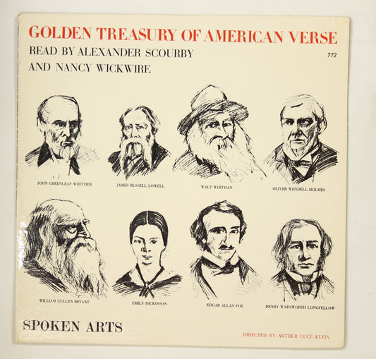 ALEXANDER SCOURBY他 / GOLDEN TREASURY OF AMERICAN VERSE