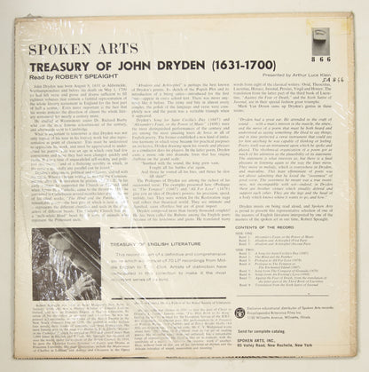 ROBERT SPEAIGHT / TREASURY OF JOHN DRYDEN