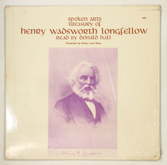 DONALD HALL / TREASURY OF HENRY WADSWORTH LONGFELLOW