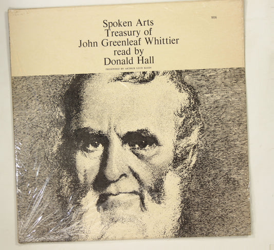 DONALD HALL / TREASURY OF JOHN GREENLEAF WHITTIER