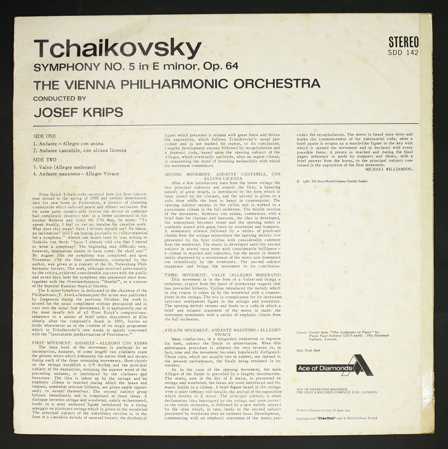 ヨーゼフ・クリップス,WPh / チャイコフスキー:交響曲第5番