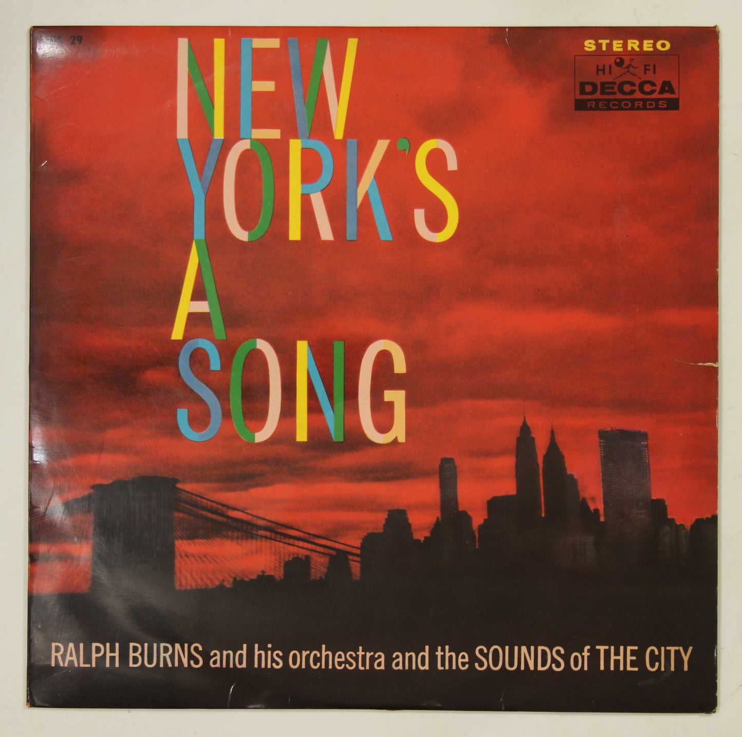ラルフ・バーンズとニューヨークの音響 RALPH BURNS / ニューヨークの歌 NEW YORK'S A SONG