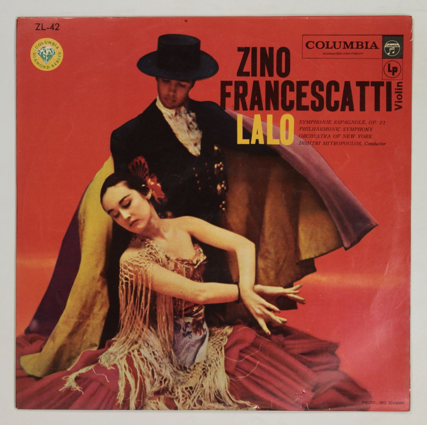 ジノ・フランチェスカッティ,ミトロプーロス / ラロ:スペイン交響曲